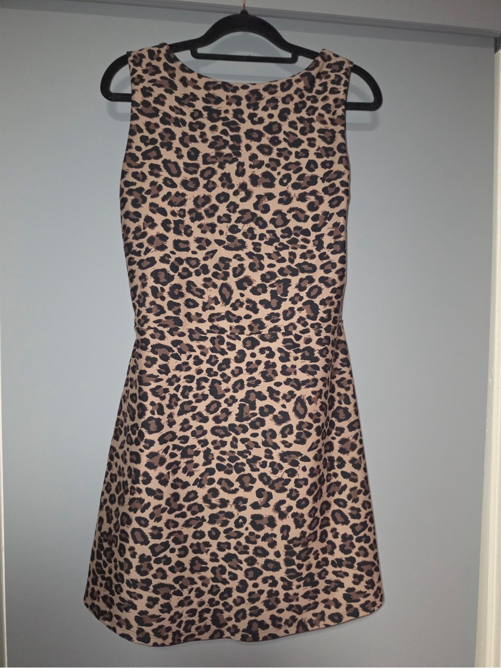 YPB Abercrombie Sleeveless Leopard Print Athletic dress in Brown